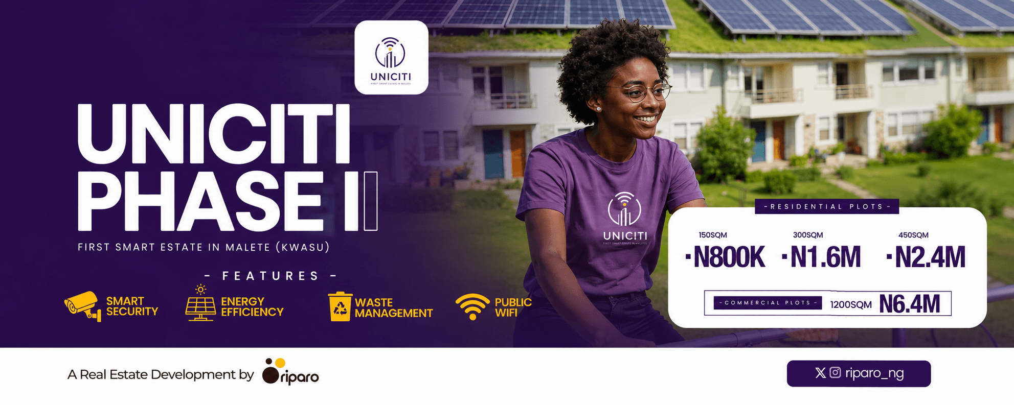 UNICITI estate flyer
