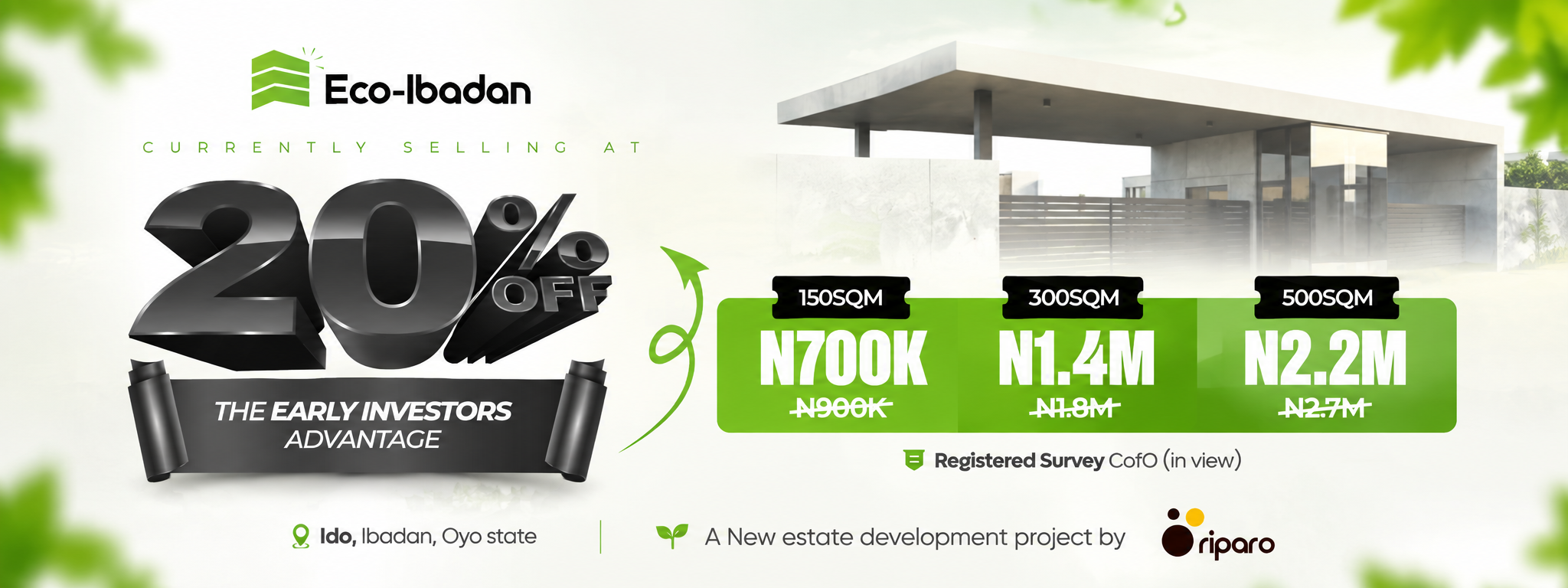 Eco-Ibadan estate flyer
