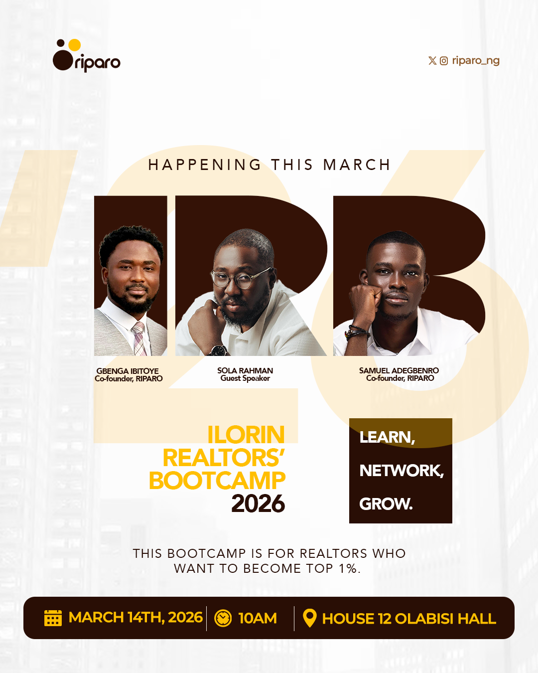Ilorin Realtor Bootcamp 2026