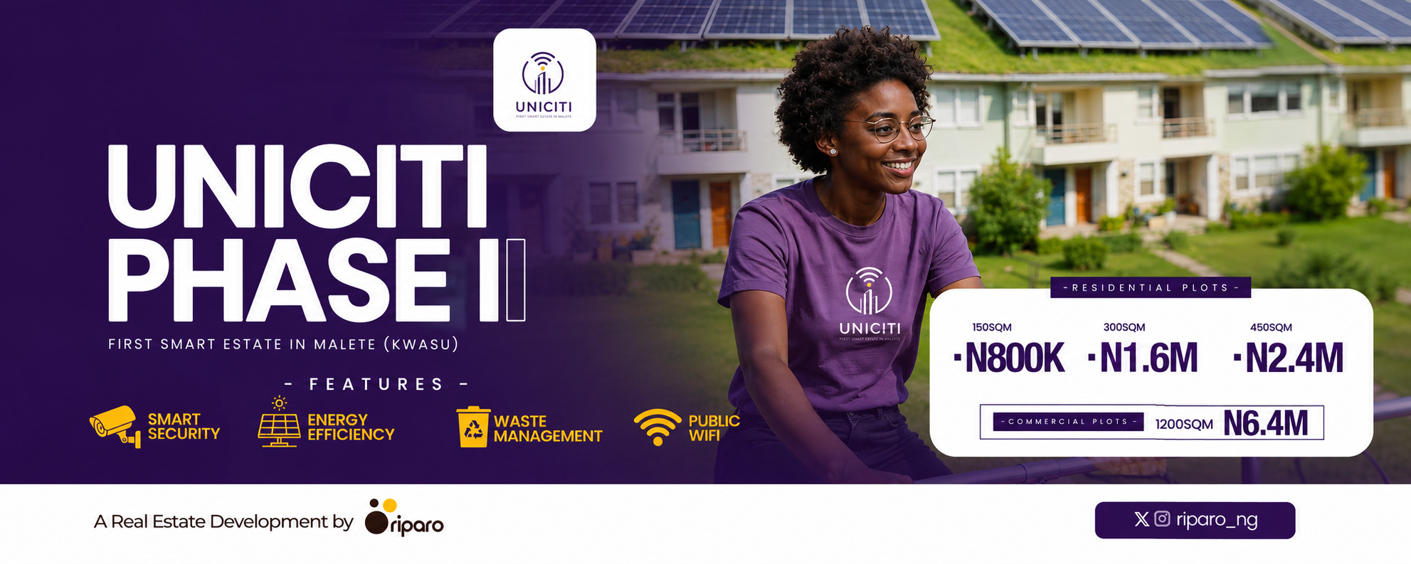 UNICITI estate flyer